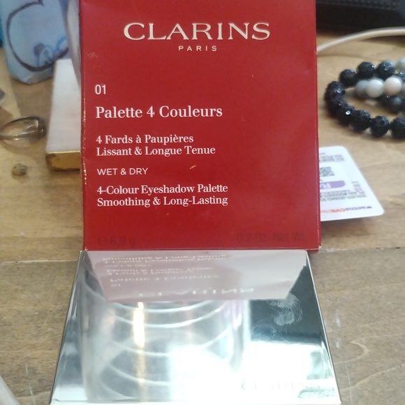 3/$20 NIB Clarins Paris 4 Colour Eyeshadow Palette - Picture 3 of 7